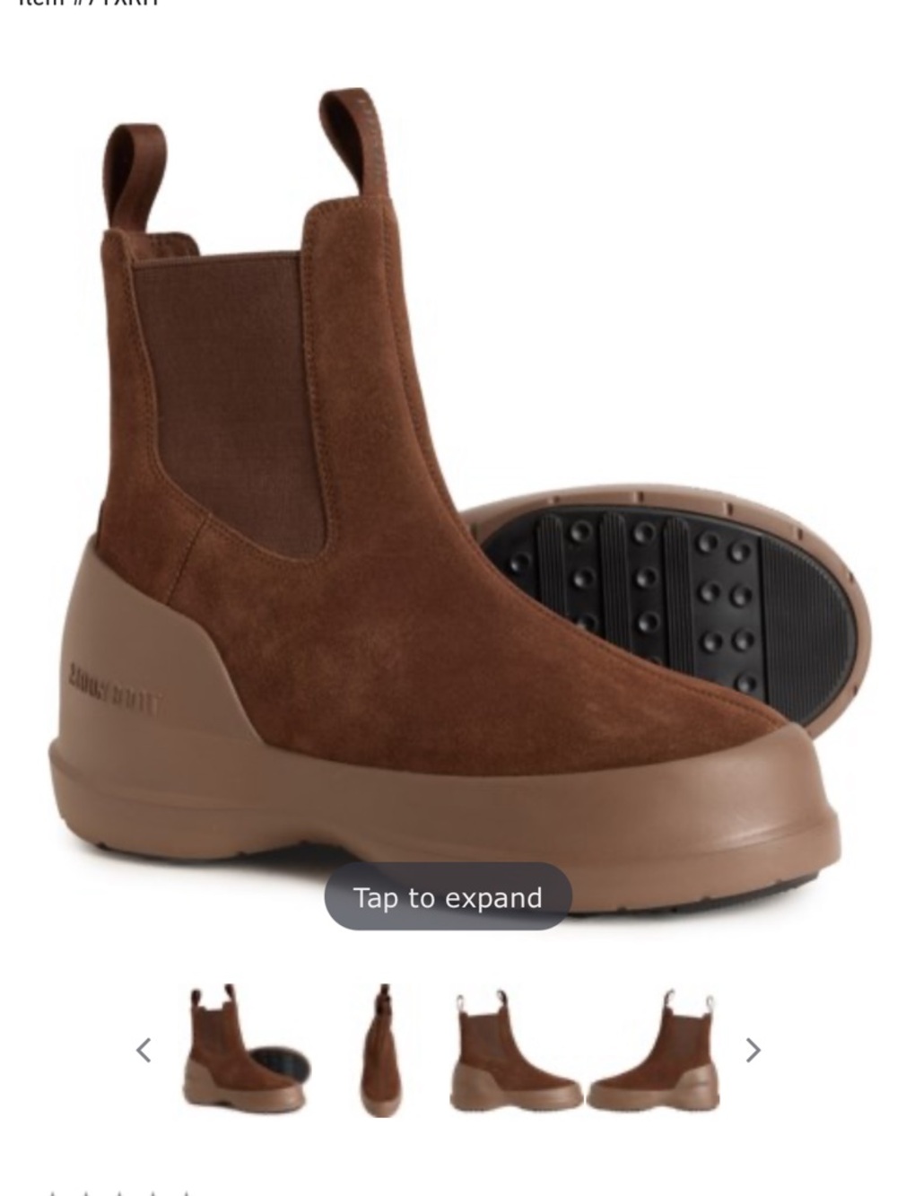 Brown Suede Chelsea Boots ❄️💦